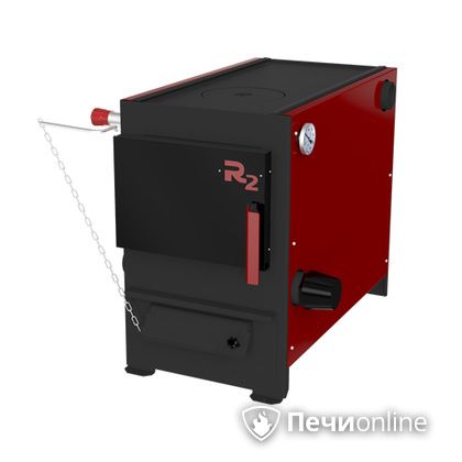 Твердотопливный котел Термокрафт R2 12 кВт конфорка термометр круглый выход в Омске